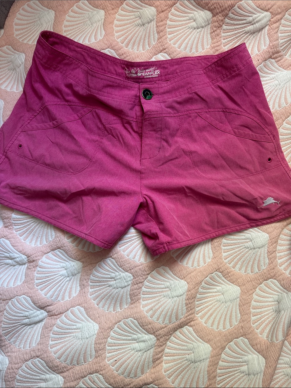 Pelagic Magenta High-Waist Performance Shorts